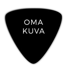 Custom-plekra Kolmio 1-värinen painatus (Selluloidi) - Customplektrat.fi